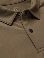 Bogner - Timo Logo-Print Cotton-Blend Piqué Golf Polo Shirt - Brown