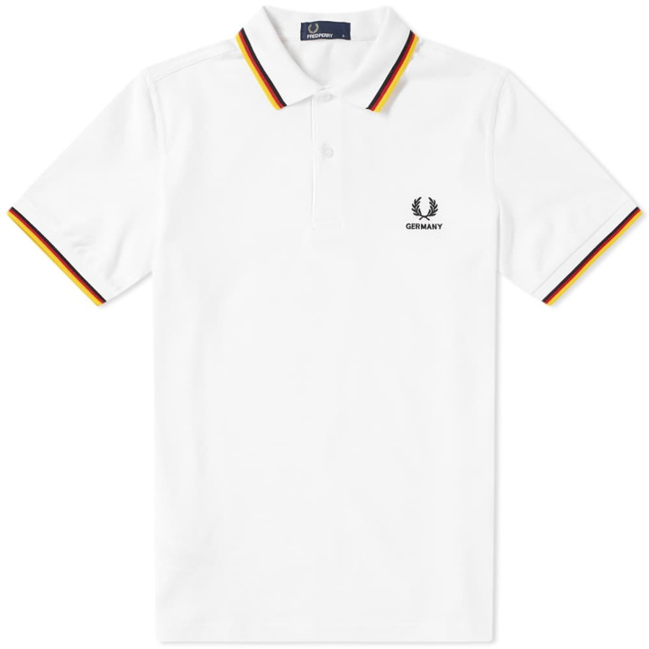 Photo: Fred Perry Germany Country Polo Shirt White