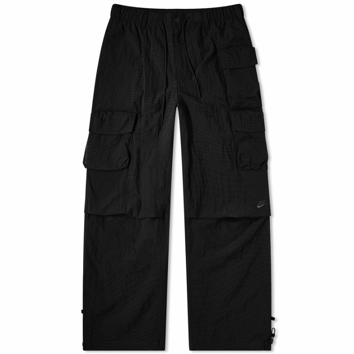 Photo: Nike Men's Tech Pack Woven Mesh Pants in Black