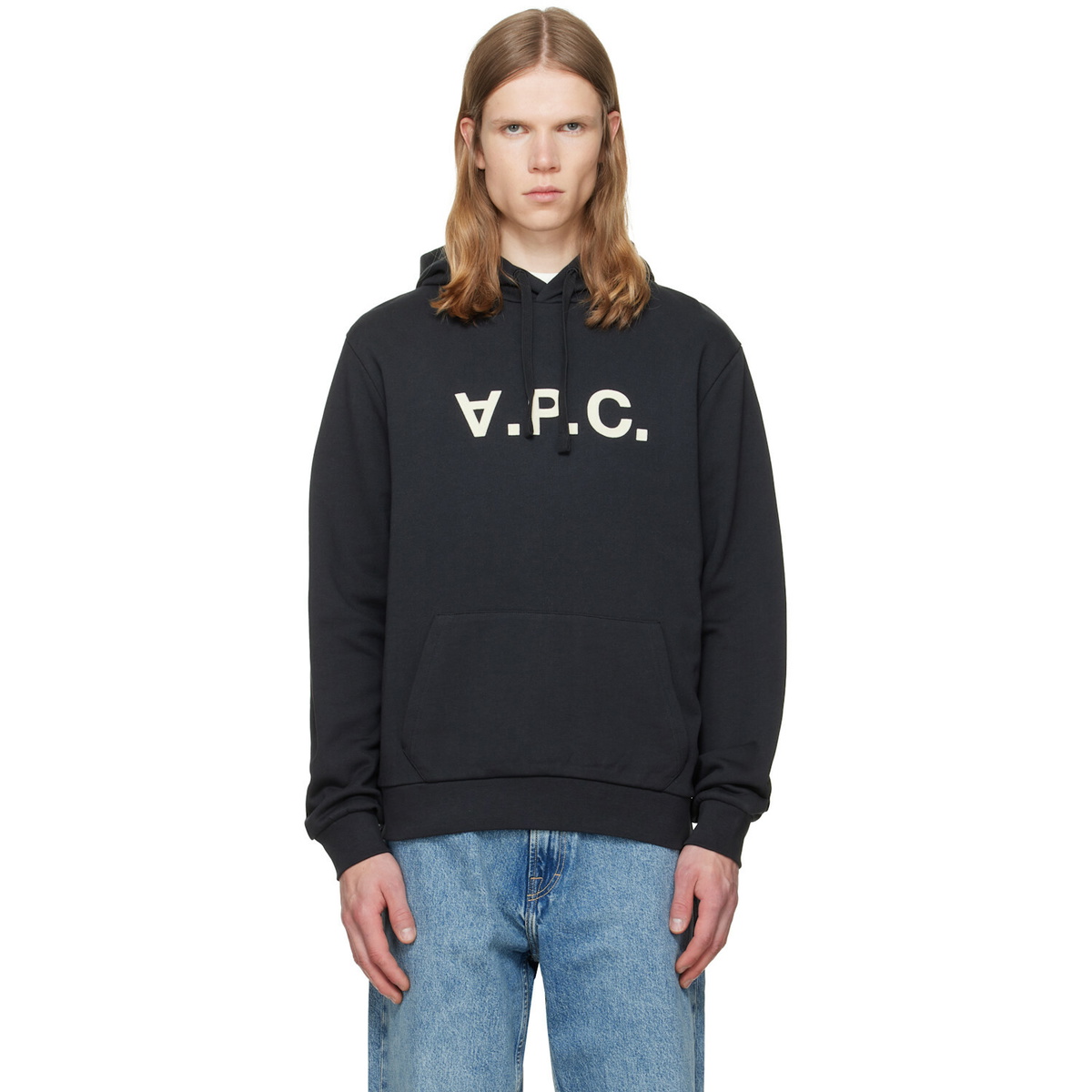 A.P.C. Black Standard Grand 'VPC' Hoodie