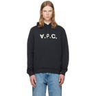 A.P.C. Black Standard Grand 'VPC' Hoodie