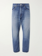 Beams Plus - Straight-Leg Paint-Splattered Jeans - Blue