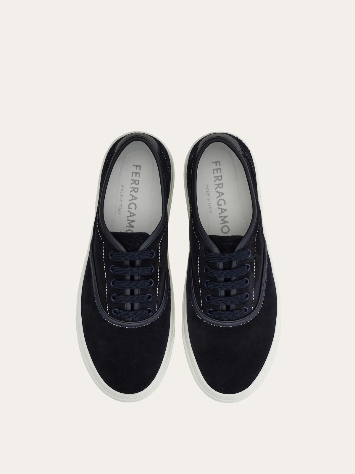 Ferragamo Mens Gancini sneaker in Blue