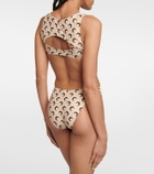 Marine Serre Crescent moon swimsuit
