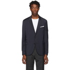 Neil Barrett Navy Tech Blazer