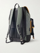 Master-Piece - Leather and Suede-Trimmed CORDURA® Backpack