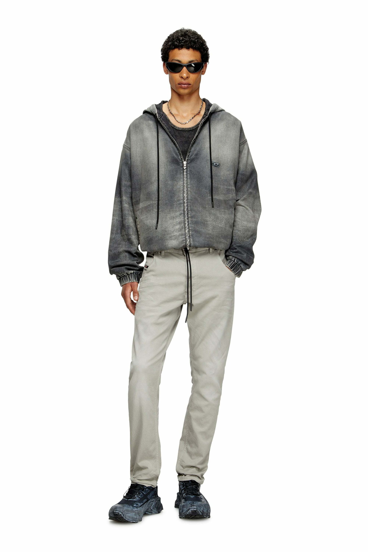 Diesel Regular Regular Waist 2032 D-Krooley Joggjeans, Colored, Zip fly