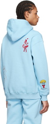 KidSuper Blue Cotton Hoodie