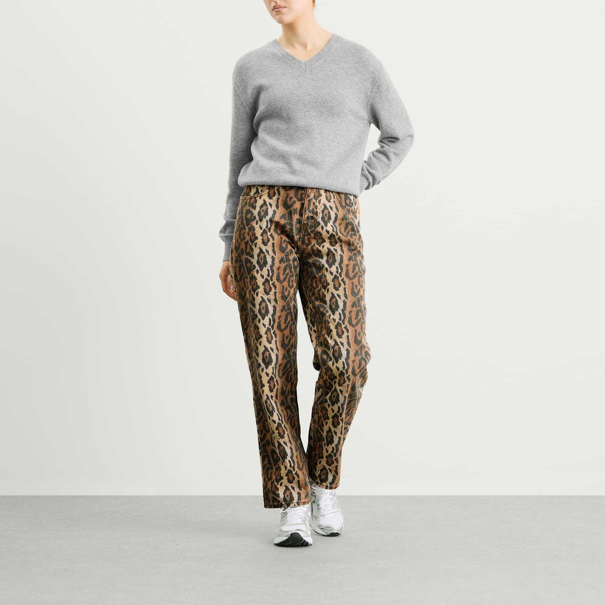 House Of Sunny Women's Leopard Jessie Jeans in Multi