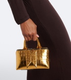 The Attico Friday Mini croc-effect leather top-handle bag