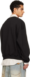 We11done Black Se11done Sweatshirt