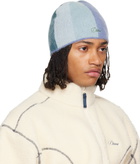 Dime Blue Mohair Skully Beanie