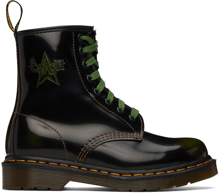 Photo: Dr. Martens Green The Clash Edition 1460 Boots