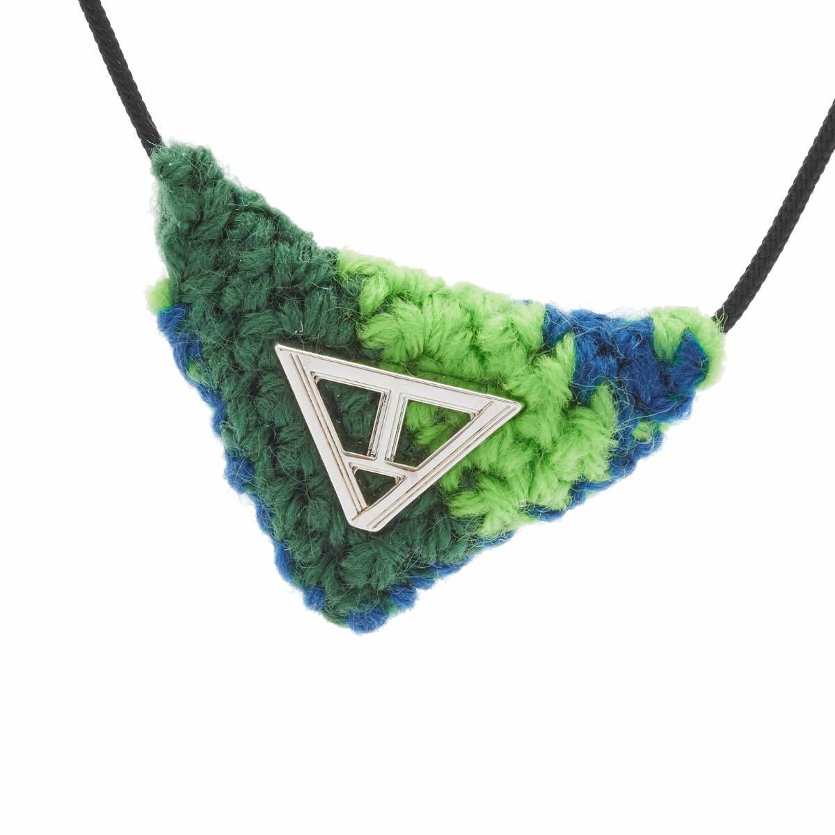 TOGA Women's Small Magic Triangle Necklace in Green