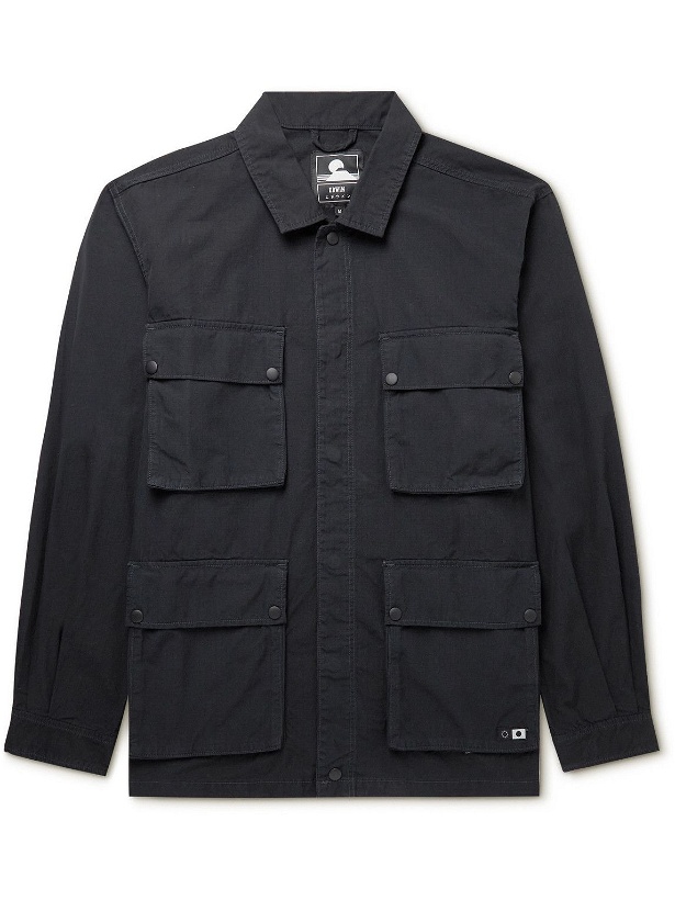 Photo: EDWIN - Survival II Garment-Dyed Cotton-Ripstop Jacket - Black