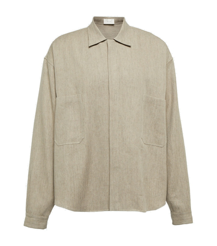 Photo: The Row - Amoneto linen and cashmere blouson jacket