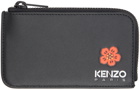 Kenzo Black Boke Flower Card Holder