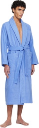 Tekla Blue Terry Classic Bathrobe