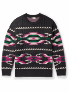 Isabel Marant - Amilton Intarsia-Knit Sweater - Black