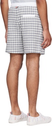 Thom Browne Gray Summer Shorts