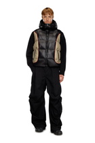 Diesel Hooded puffer vest in shiny ripstop - Winter Jackets Mens in Multicolor