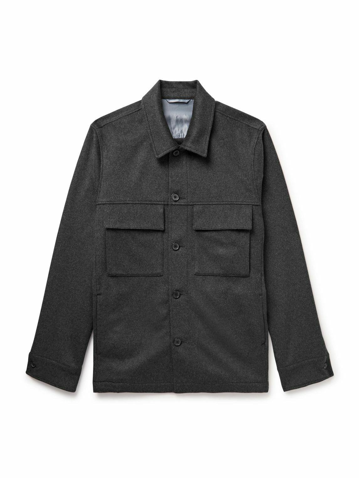 Paul Smith - Wool and Cashmere-Blend Shirt Jacket - Gray Paul Smith