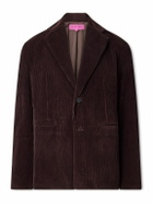 The Elder Statesman - Cotton-Corduroy Blazer - Brown