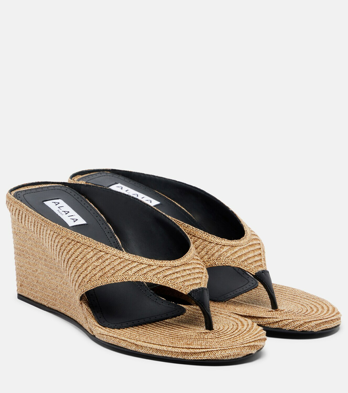 Alaïa Cube wedge sandals