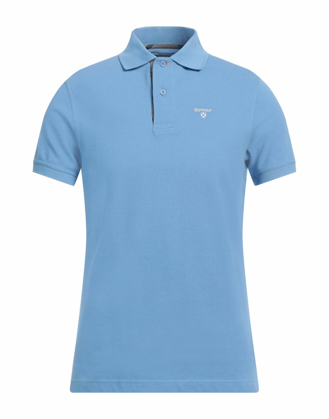 Photo: Barbour Mens Polo shirt Sky in Blue