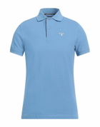 Barbour Mens Polo shirt Sky in Blue