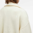 66° North Men's Vonarstraeti Zip Cardigan in Off White