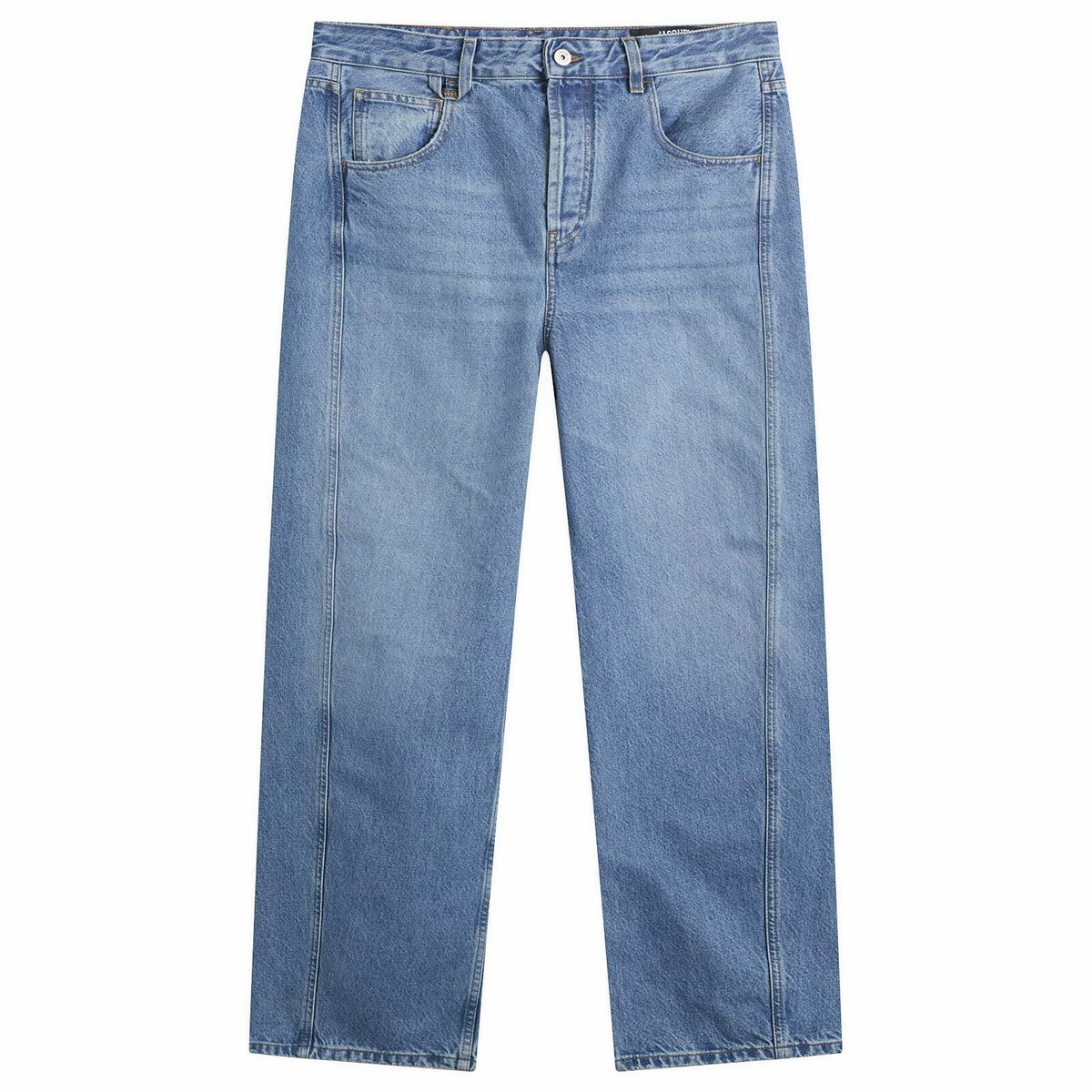 Jacquemus Le Pantalon Marzio Wide-leg Trousers Light Grey Jacquemus