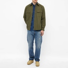 Wood Wood Men's Avenir Nylon Overshirt in Olive