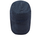 Gramicci Men's O.G. Seersucker Canyon Cap in Royal Blue Garment Dyed