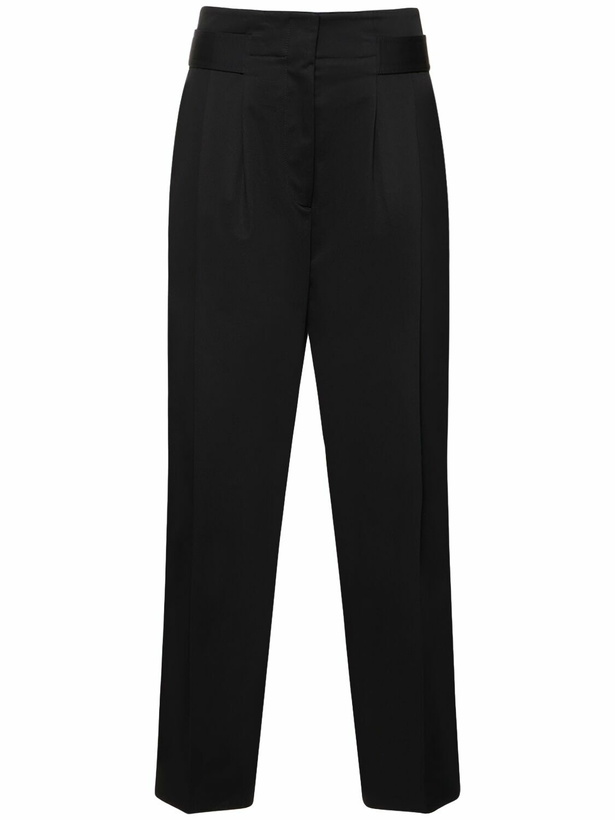 Photo: TOTEME - Double-pleated Cotton Straight Pants