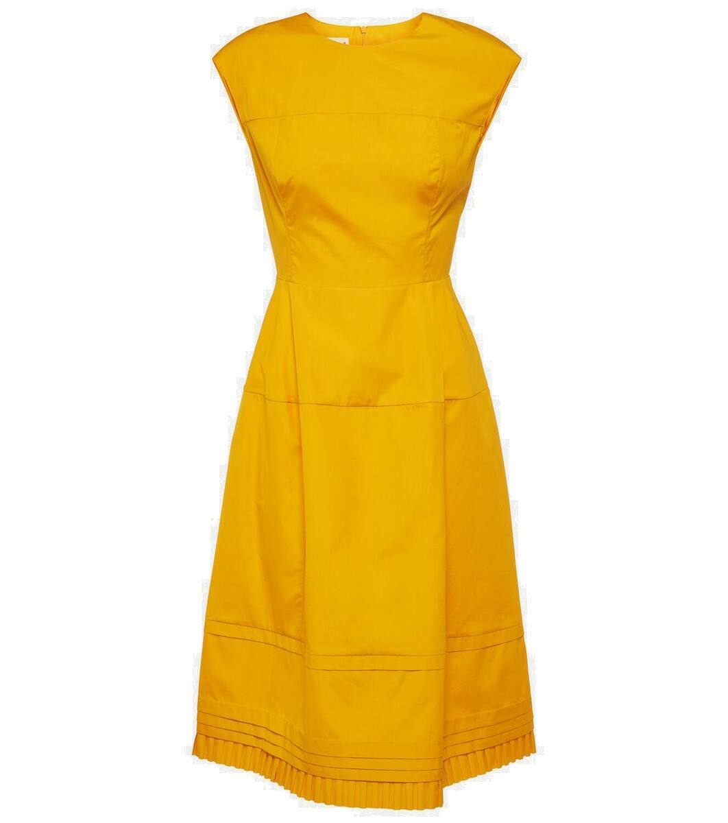 【MARNI】 Floral enver satin midi dress Marni Floral enver satin midi dress Marni