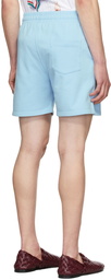 Casablanca Blue Organic Cotton Shorts