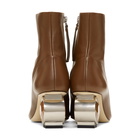 Loewe Brown Strass Heel Boots