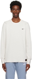 Nike Off-White Embroidered Long Sleeve T-Shirt