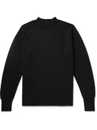 Margaret Howell - MHL Merino Wool Mock-Neck Sweater - Black