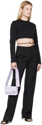 Jacquemus Black Le Papier ‘Le T-Shirt Pino’ Long Sleeve T-Shirt