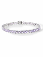 Hatton Labs - Sterling Silver Cubic Zirconia Bracelet - Purple