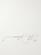 NATIVE SONS - Roystan Round-Frame Gold-Tone Optical Glasses