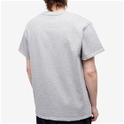 Members of the Rage Men's UFO Distressed Printed T-Shirt in Heather Grey