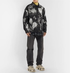 Balenciaga - Oversized Bleached Denim Jacket - Men - Black