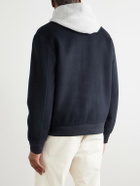 Hartford - Doug Double-Faced Wool-Blend Jacket - Blue