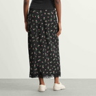 RIXO Women's Stassie Midi Skirt in Sienna Bud Black