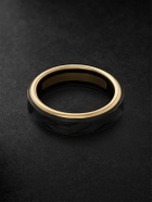 David Yurman - Streamline® 18-Karat Gold and Forged Carbon Ring - Gold