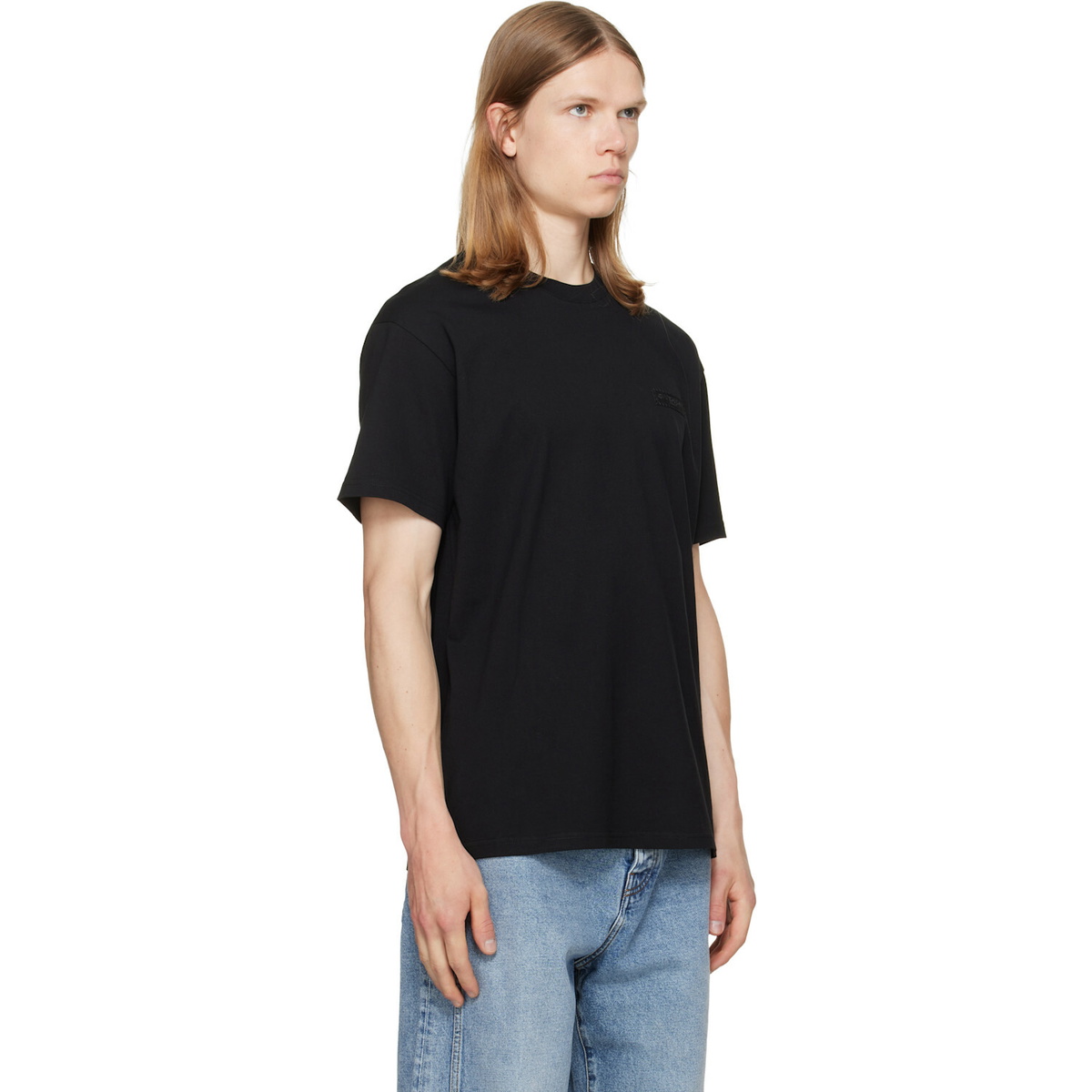 Givenchy Black 'Givenchy Paris' Grosgrain T-shirt