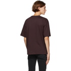 Opening Ceremony Brown Embroidered Logo T-Shirt